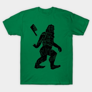 Adventurous Butchery Cuts - Sasquatch T-Shirt